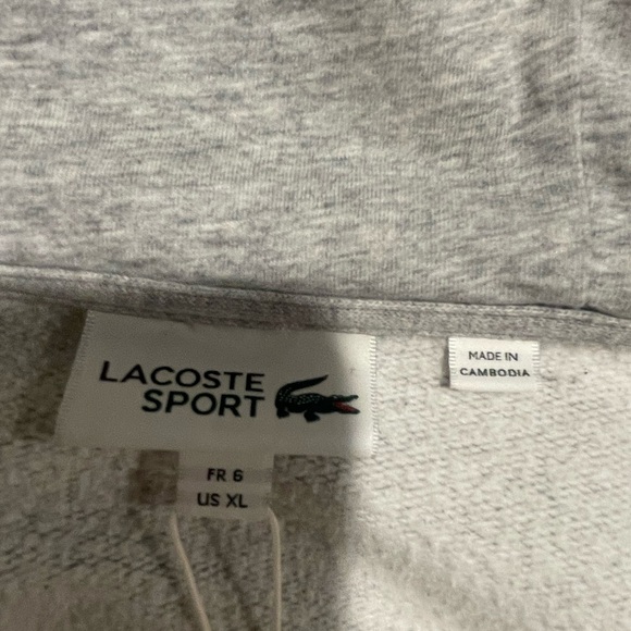 Lacoste Other - Lacoste, Zip-Up Jacket. XL grey